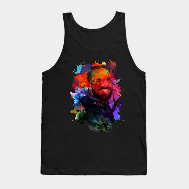 Drake - Paint Splash Color Tank Top by sgregory project